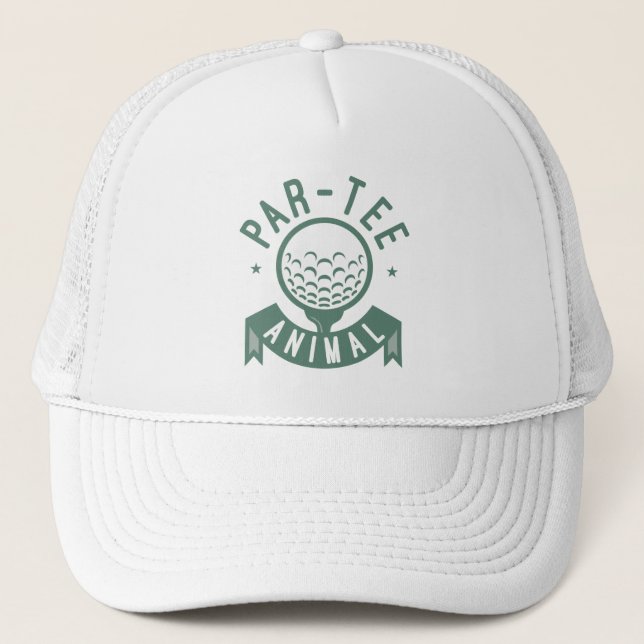 Par-Tee Animal Trucker Hat (Front)