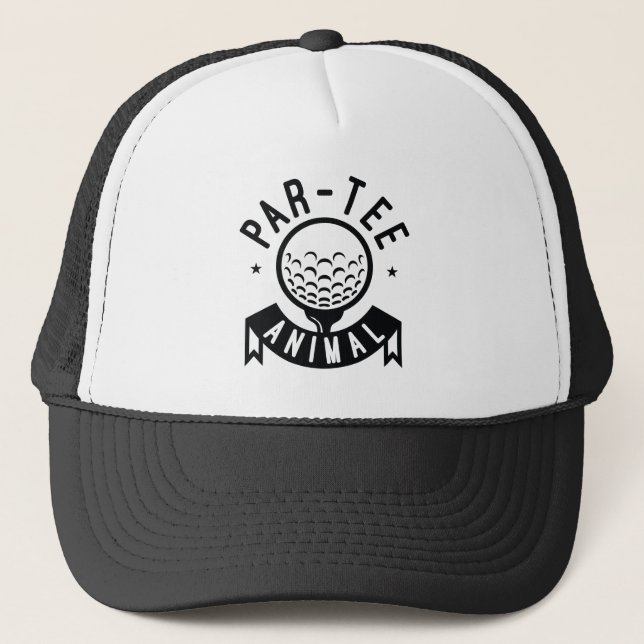 Par-Tee Animal Trucker Hat (Front)