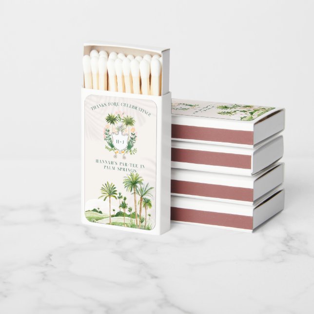 Par-Tee Before the Tee | Golf Bachelorette Matchboxes (Stacked)