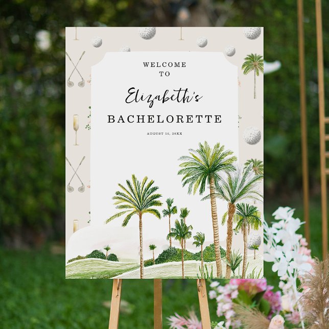 Par-Tee Before the Tee | Golf Bachelorette Welcome Foam Board (Creator Uploaded)