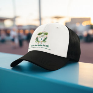 Par-Tee Bridesmaids Monogram Golf Bachelorette Trucker Hat