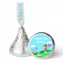 Par-Tee Chibi Girl Birthday Golf Party Hershey®'s Kisses®