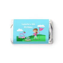 Par-Tee Chibi Girl Birthday Golf Party Hershey's Miniatures