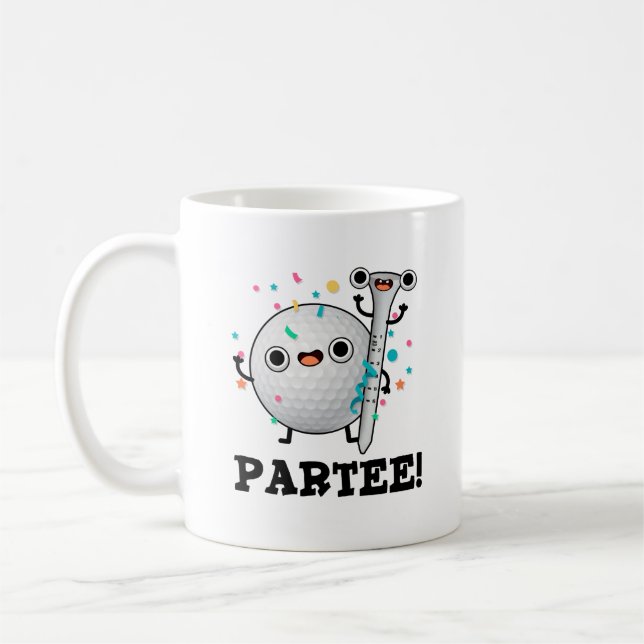 Par-Tee Funny Golf Pun  Coffee Mug (Left)