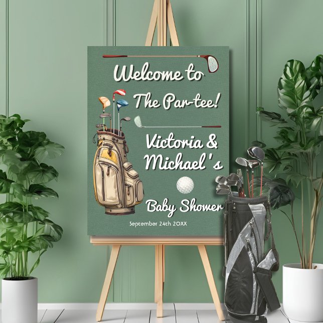 Par-tee Golf Baby Shower Welcome sign (Creator Uploaded)