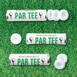 Par Tee Golf Bachelorette Party Breath Savers® Mints<br><div class="desc">Green,  black and white funny golf ball breath mint par tee favor for a golfing themed bachelorette party.  Personalize the text for your event.</div>