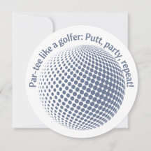 Par-tee like a golfer