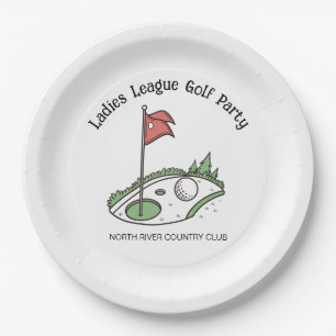 Par-Tee Perfection - Ladies Golf League Paper Plates