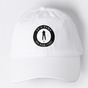 Par Tee Time Funny Men's Golfer For Him Hat