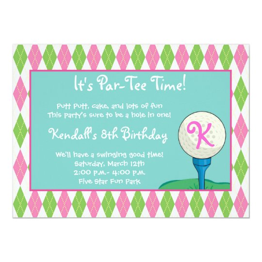 ParTee Time Girl Card Zazzle