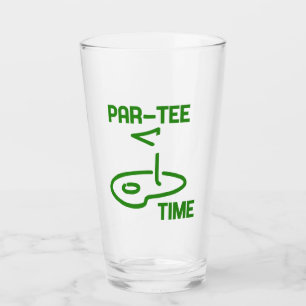 Par Tee Time Glass