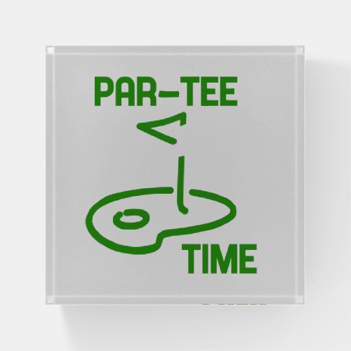 Par Tee Time Paperweight