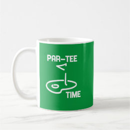 Par-Tee Time White Coffee Mug