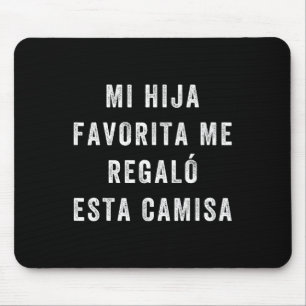 Para Papa E Hija Camisa Graciosa Para Papa Y Mama Mouse Pad