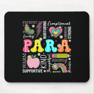 Para Professional Educator 1st Day Of Back To Scho Mouse Pad