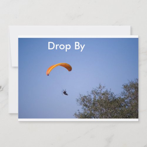 Para Sailing Drop by invitation