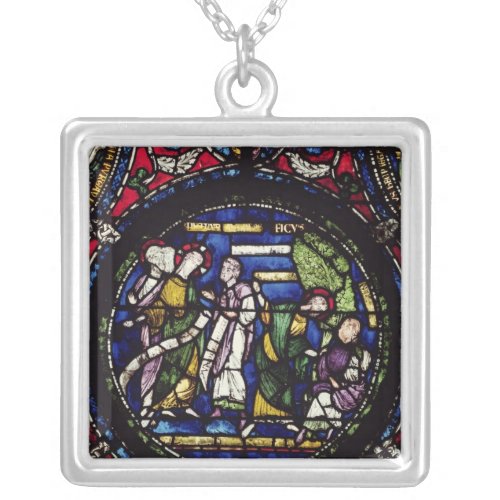 Parable of the Fig Tree 12th Century Silver Plated Necklace
