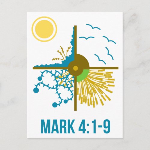 Parable of the SowerFour Soils _ Gospel of Mark Postcard