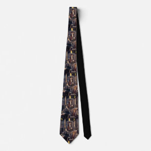 Parable of the Ten Virgins Devotional Fine Art Neck Tie