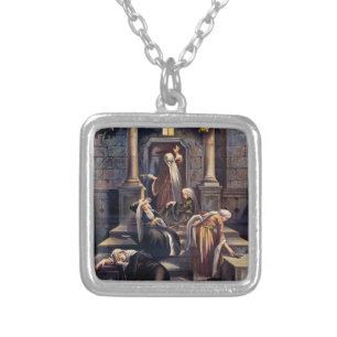 Parable of the Ten Virgins Silver Plated Necklace