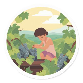 Parable of the Workers in the Vineyard Stickers