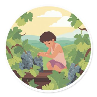 Parable of the Workers in the Vineyard Stickers