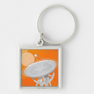 Parabolic Antenna Keychain