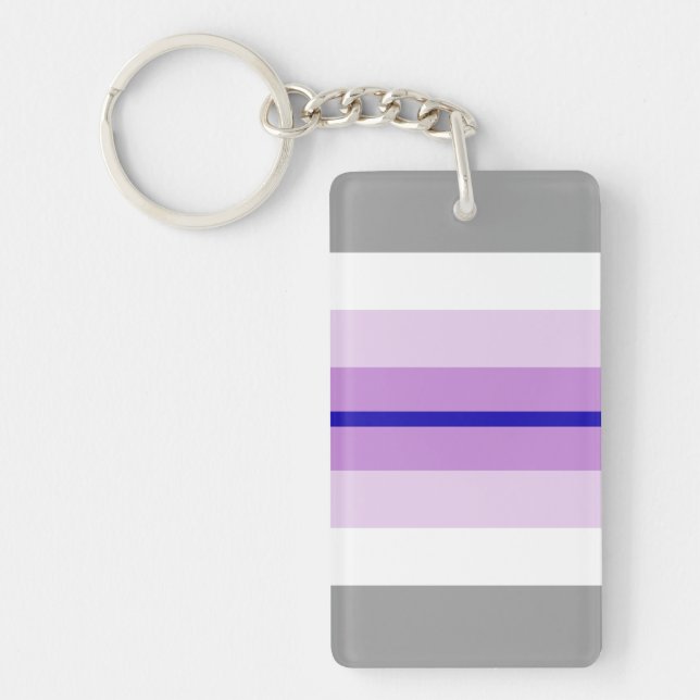 paraboy pride flag keychain (Front)