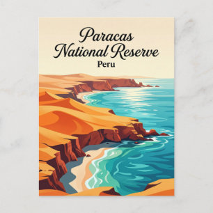 Paracas National Reserve Peru Postcard