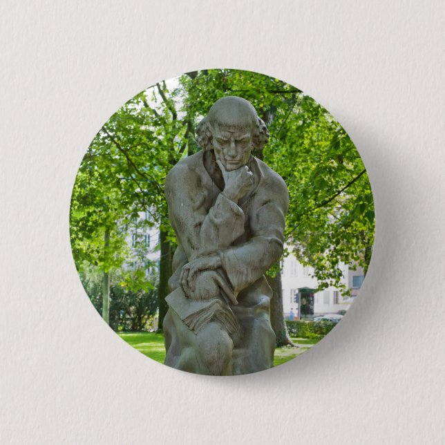 Paracelsus Monument in Salzburg Button (Front)
