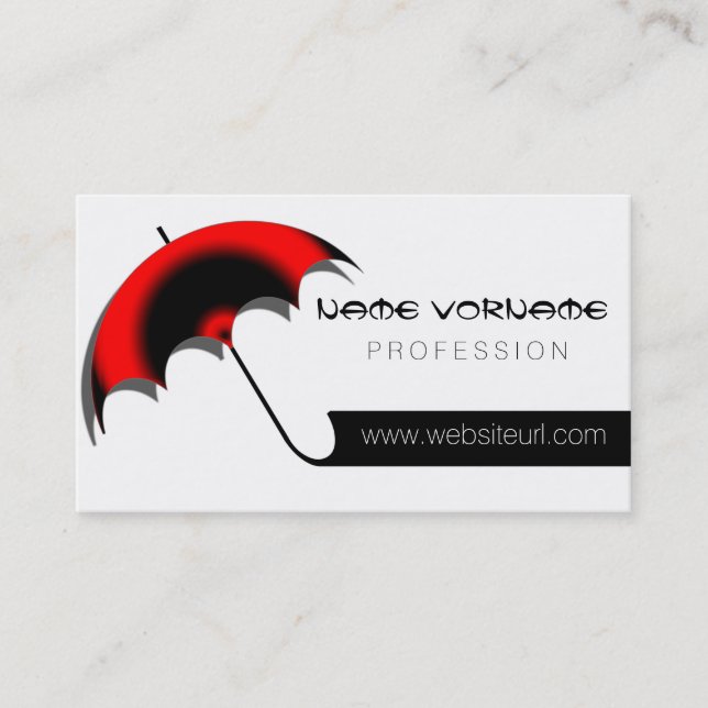 parachute business card (Front)