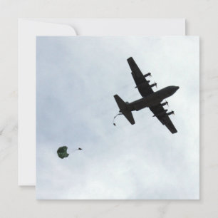 Parachute Drop EC-130H Compass Call Invitation