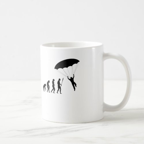 parachute evolution coffee mug