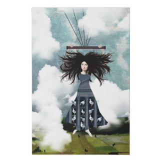 parachute faux canvas print