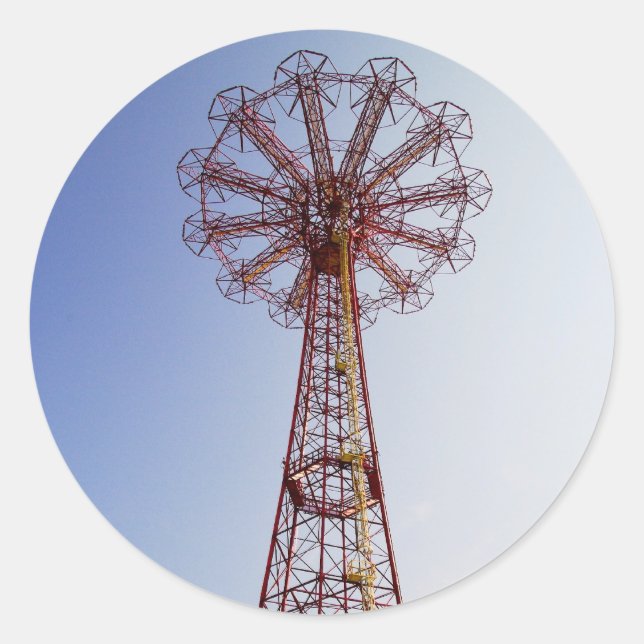 Parachute Jump - Coney Island, NYC sticker (Front)
