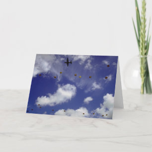 Parachute jump from Dakotas, Airborne Divisions, A Card