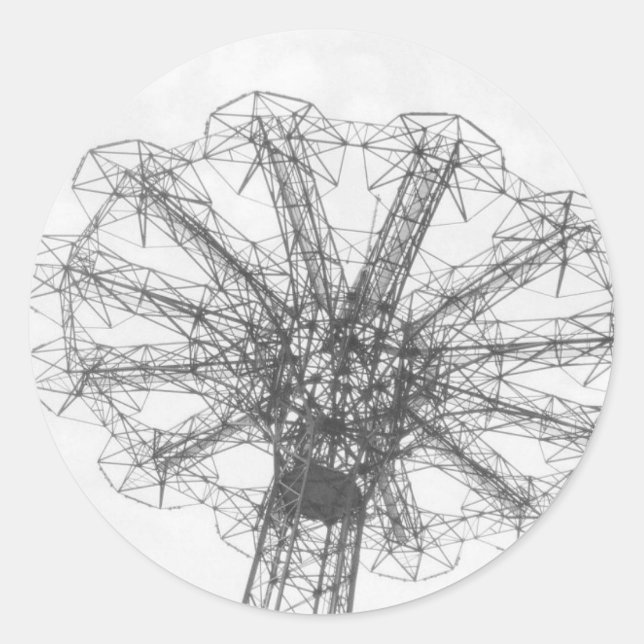 Parachute Jump Tower Stickers (Front)
