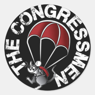 "Parachute Mouse" sticker