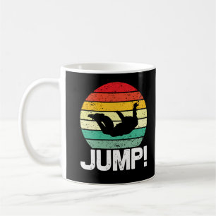 Parachute Retro Airplane Adrenaline Skydiver Coffee Mug