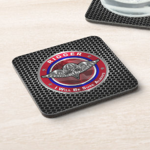 Parachute Rigger-Amazing Airborne Soldiers Beverage Coaster