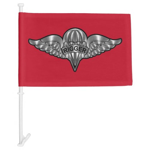 Parachute Rigger_Amazing Airborne Soldiers Car Flag