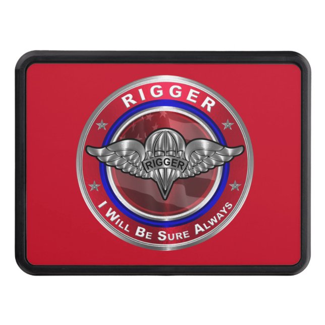 Parachute Rigger-Amazing Airborne Soldiers Hitch Cover (Front)