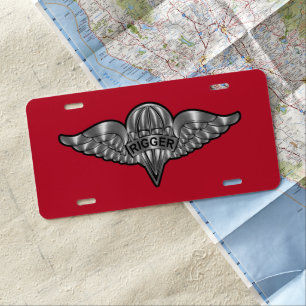 Parachute Rigger-Amazing Airborne Soldiers License Plate