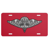 Parachute Rigger-Amazing Airborne Soldiers License Plate | Zazzle