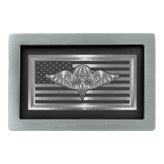 Parachute Rigger Belt Buckle (Front)
