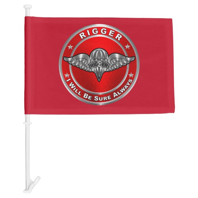 Parachute Rigger Car Flag (Front)