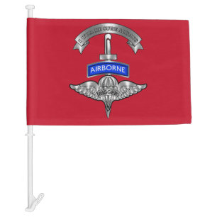 Parachute Rigger Car Flag