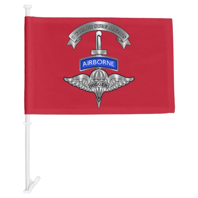 Parachute Rigger Car Flag (Front)