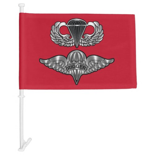 Parachute Rigger Car Flag