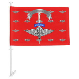 Parachute Rigger I WILL BE SURE ALWAYS Car Flag